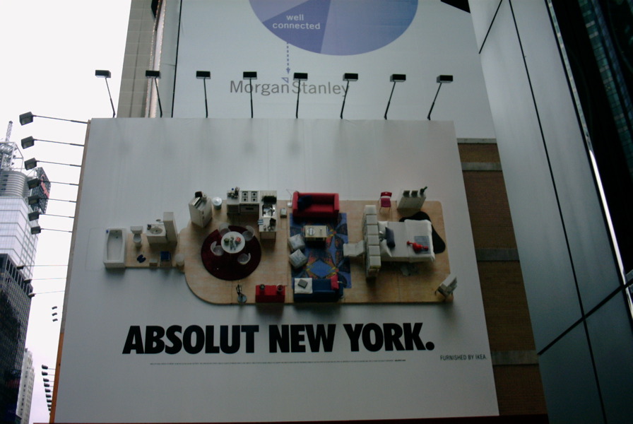 Absolut new york billboard