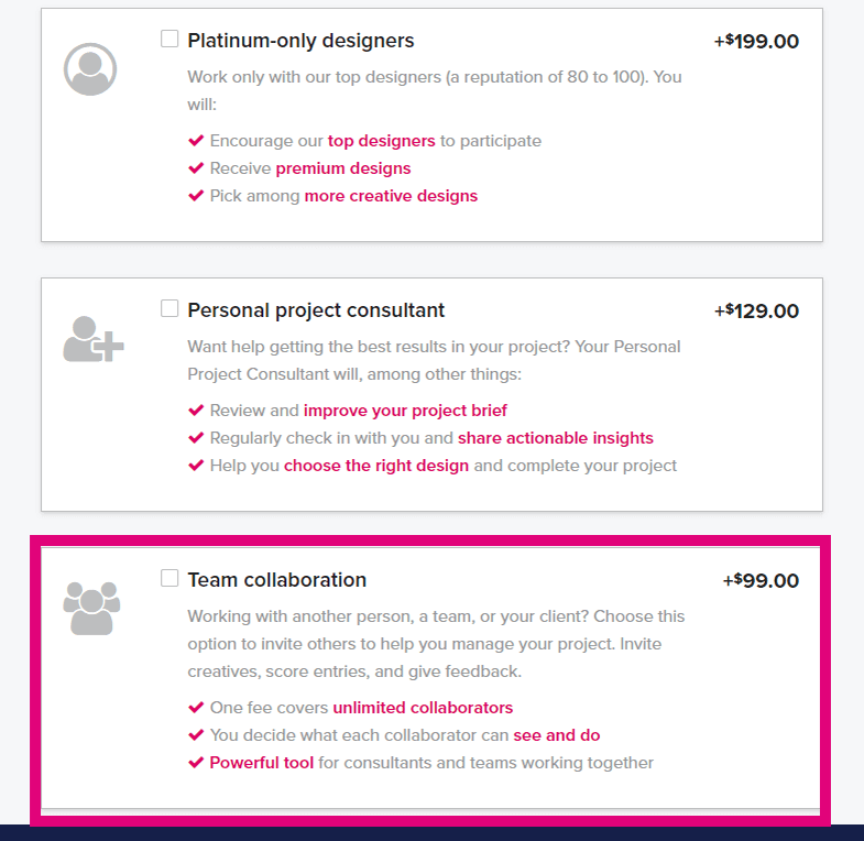 Team Collaboration Project Feature