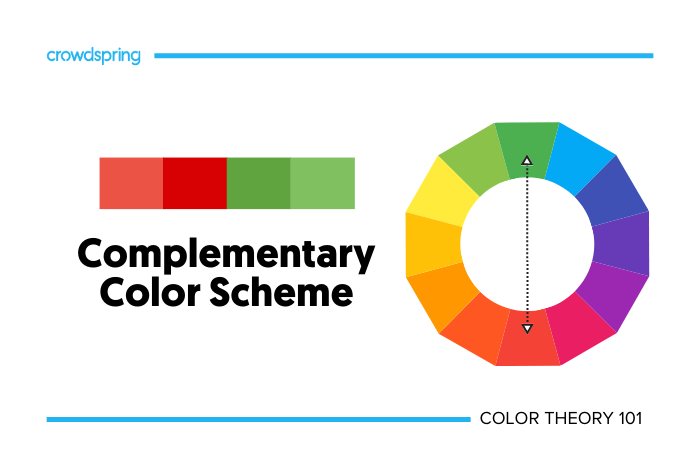 Complementary color scheme example