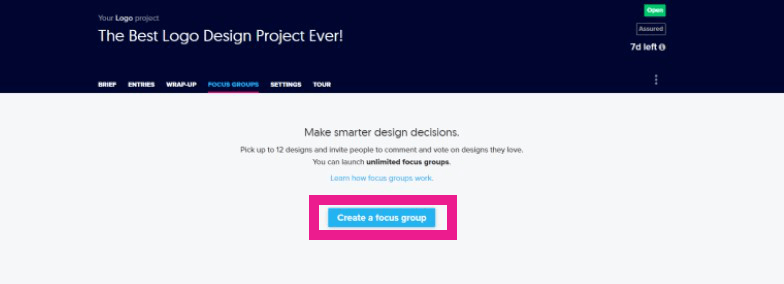 Create a Focus Group Button