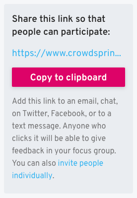 focus groups - participants