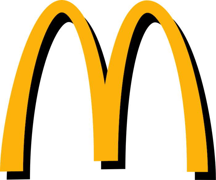 McDonald's logo from 1993 to 2003.