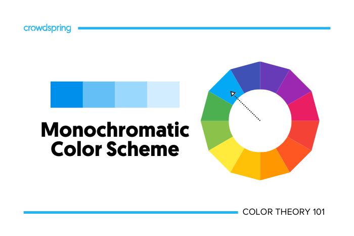Monochomatic color scheme example