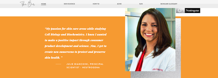 Neutrogena social proof