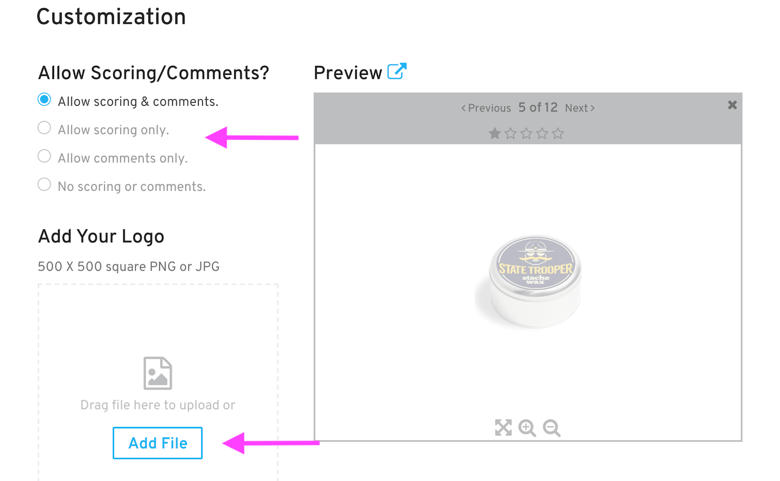 presentation customization page 1
