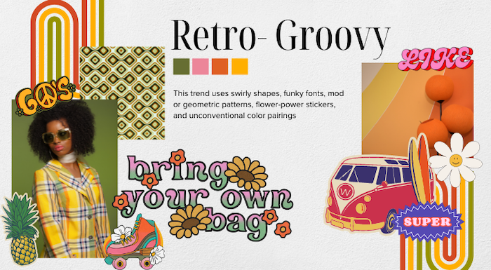 retro groovy graphic design trend