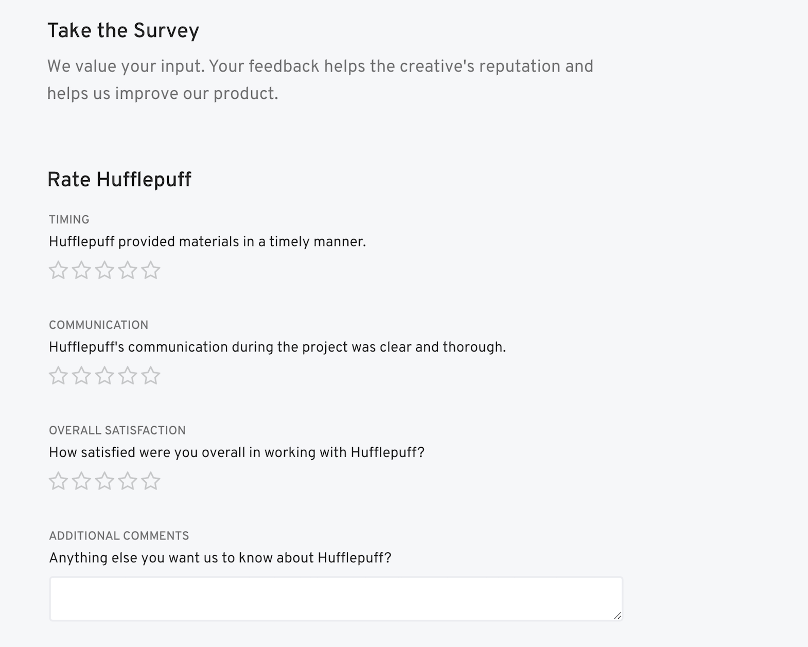 survey client