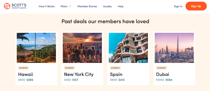 Scott's Cheap Flights