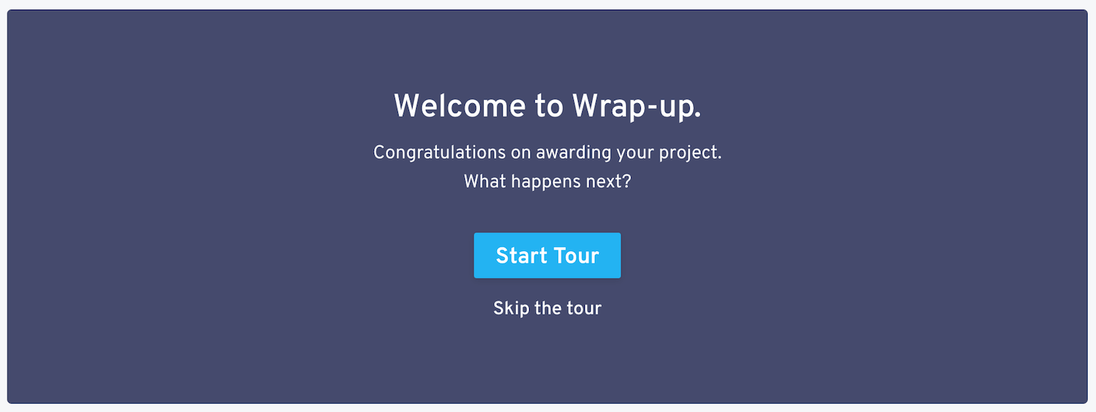 wrap-up client tour home